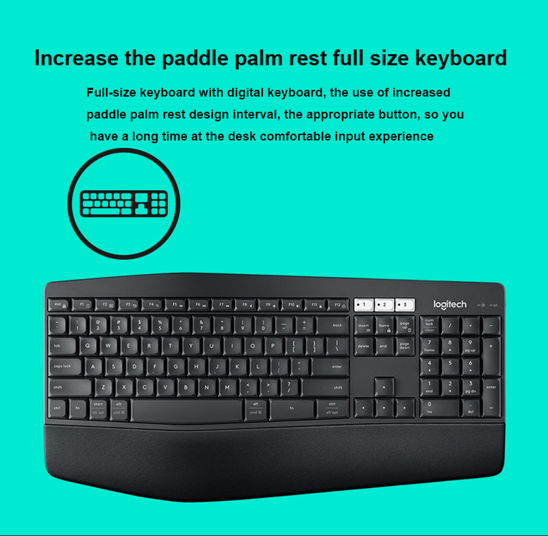 Logitech MK850 Wireless Keyboard Mouse Combo Full Size K