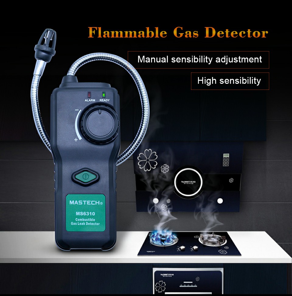 MS6310 Portable Combustible Gas Leak Detector Tester