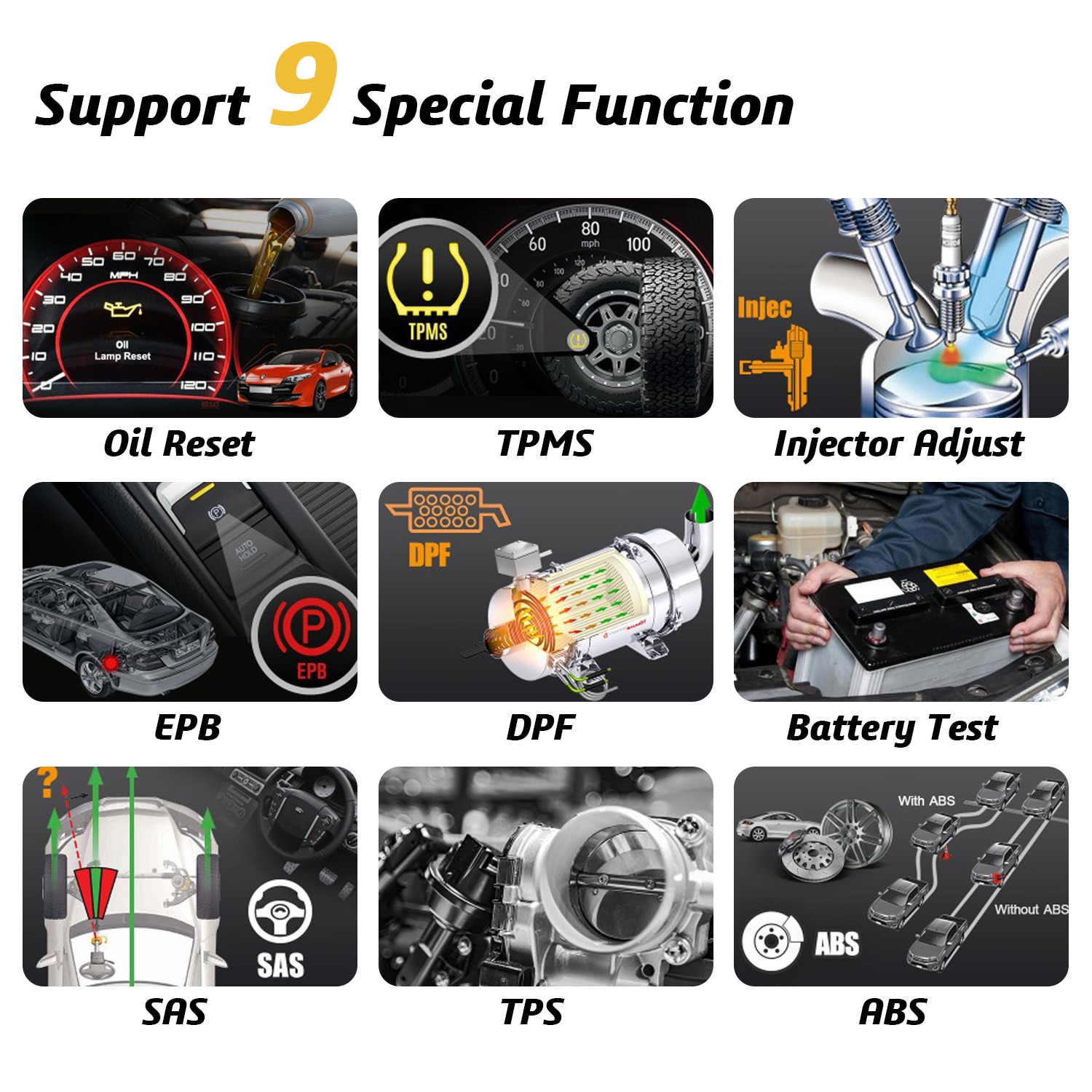 Humzor ND366 OBD2 Scanner