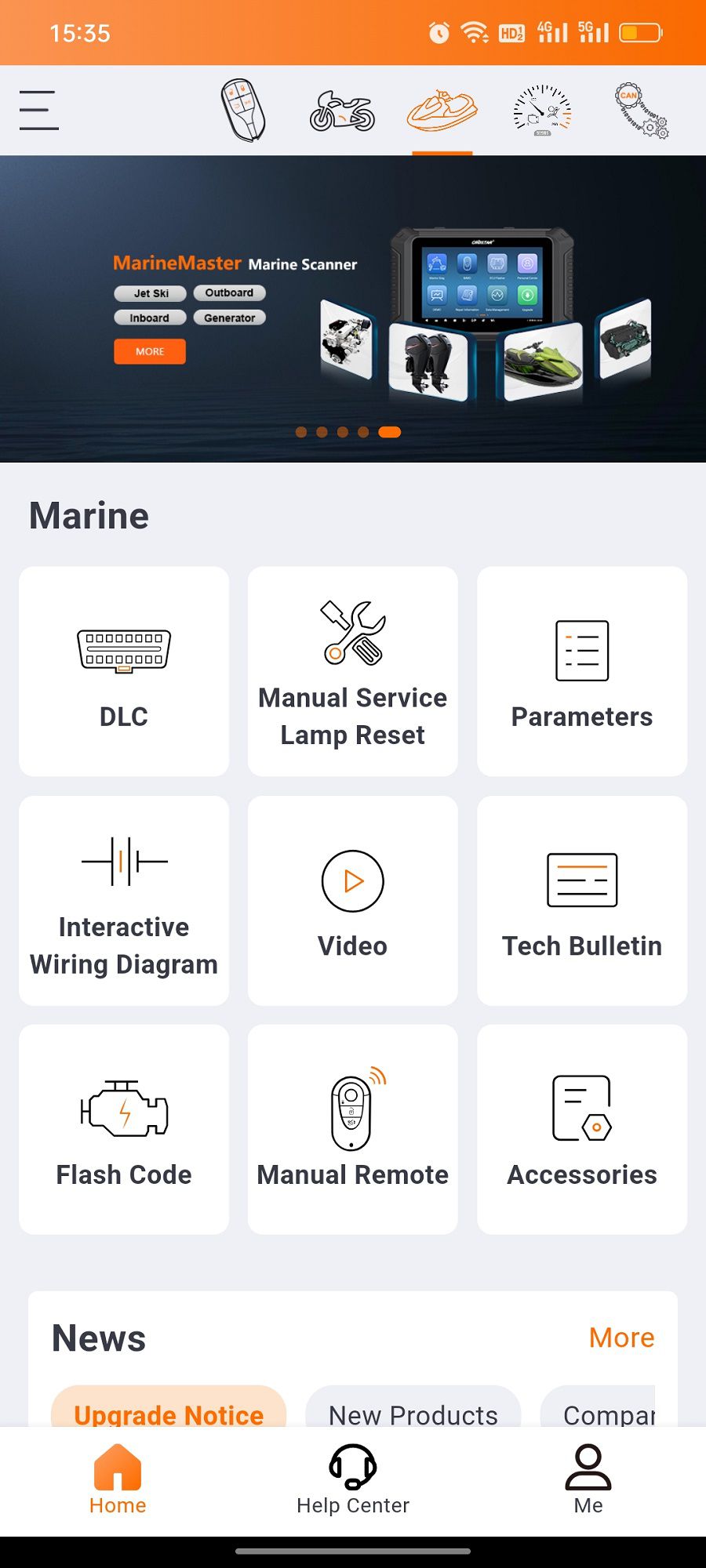 OBDSTAR Marine Master for Jet ski / Outboard/ Inboard/ Generator