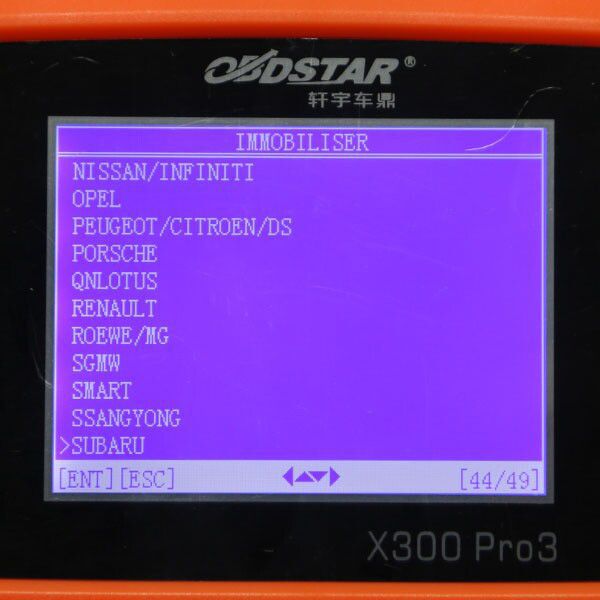 OBDSTAR X-300 PRO3 Software