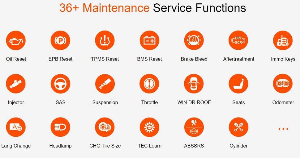 OTOFIX D1 Plus Professional Diagnostic Tool 36+ Service Functions Read/Erase Codes View Live Data Active Test