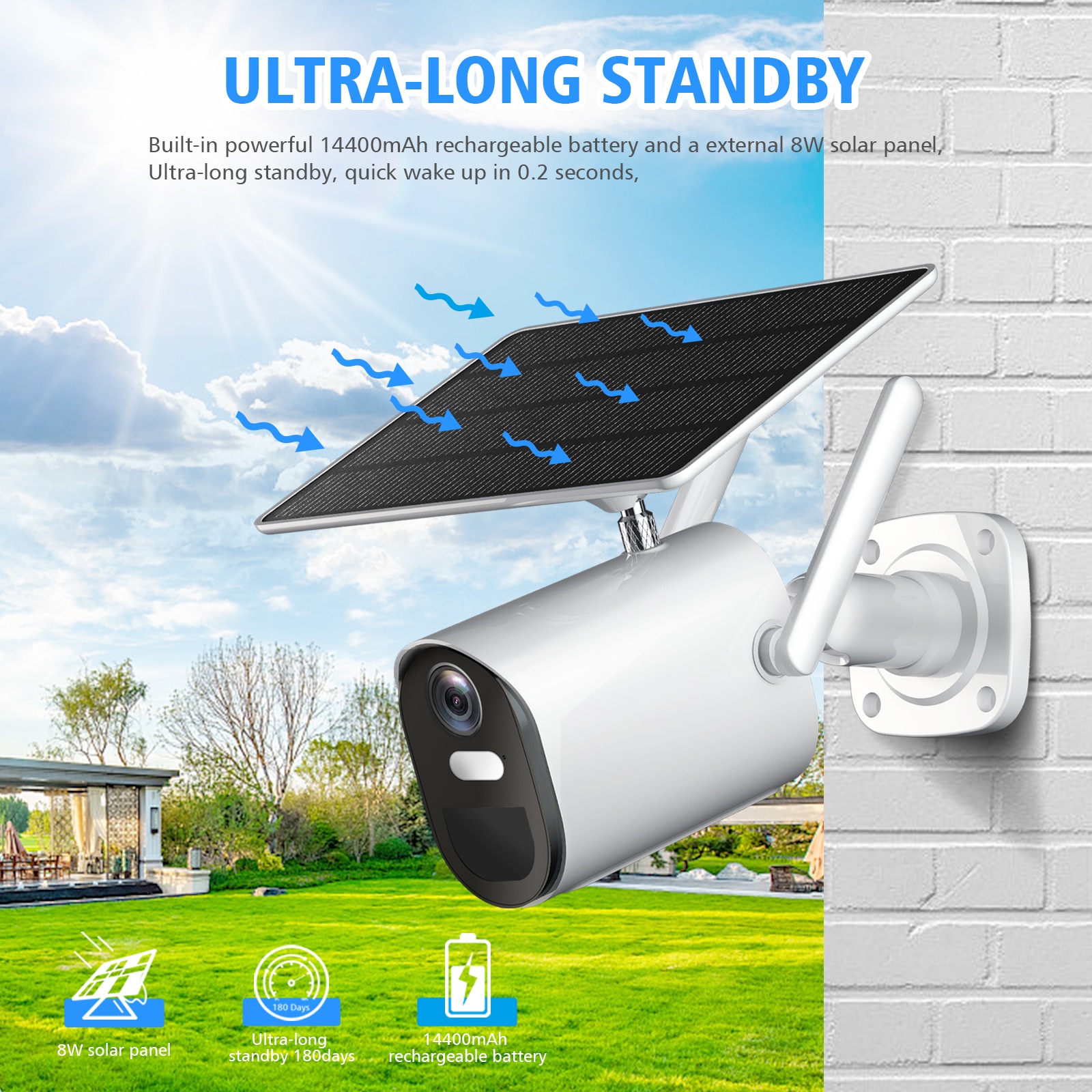 Outdoor Solar IP Camera