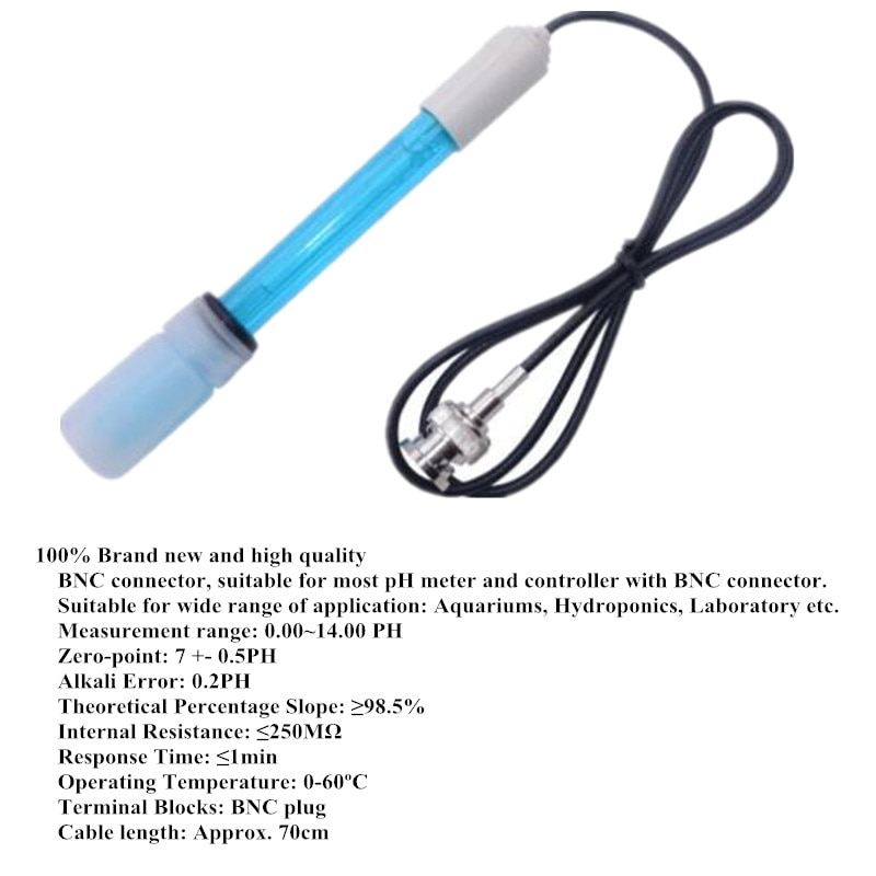 PH Electrode Probe BNC Connector 