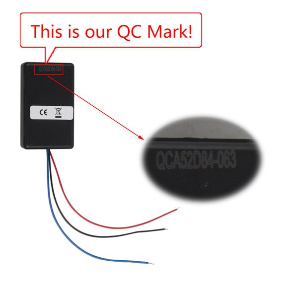 BENZ  Seat Occupancy Sensor Emulator QC Mark