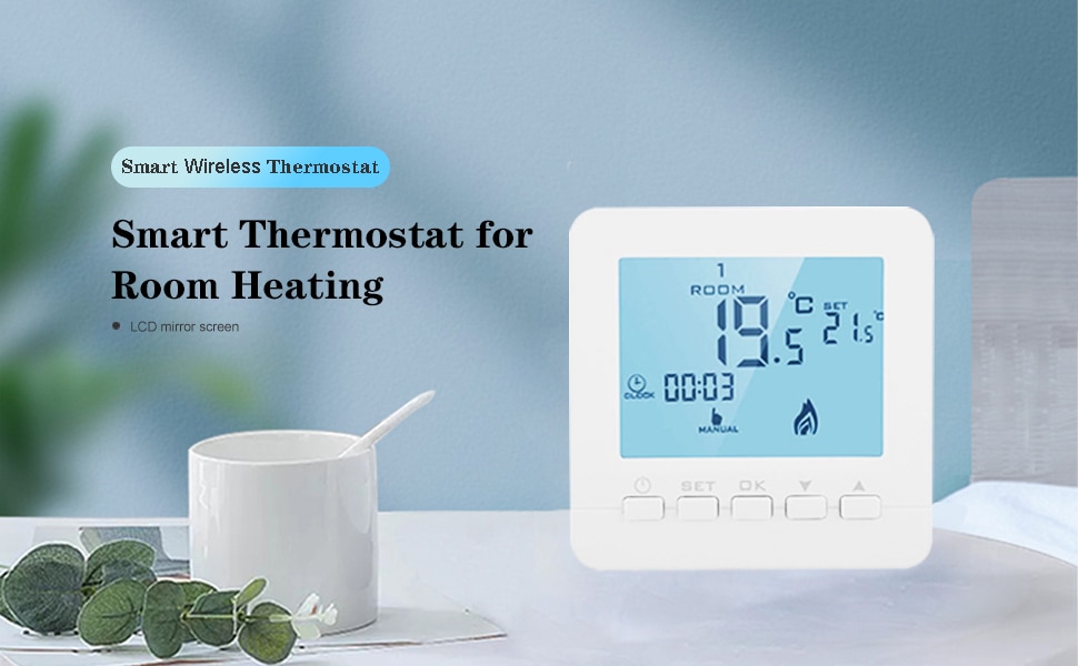Smart Thermostat Wireless & RF Temperature Controller 