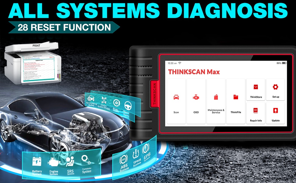 Thinkcar Thinktool Max mini OBD2 Scanner