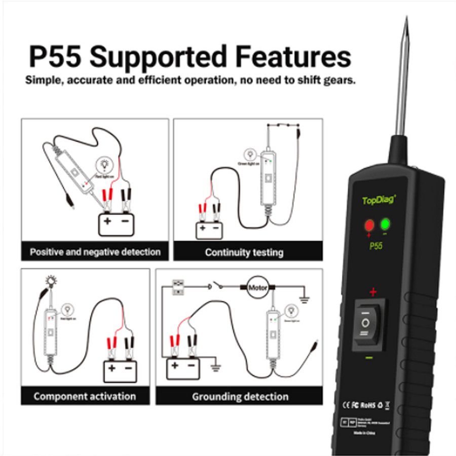 TOPDIAG P55 Automotive Electrical Wiring Tester