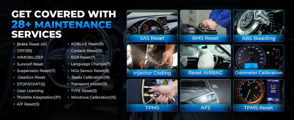 TOPDON ArtiDiag 900BT AD900BT Bidirectional Diagnostic Tool Supports ECU Coding 28 Service Functions 2 Years Free Update