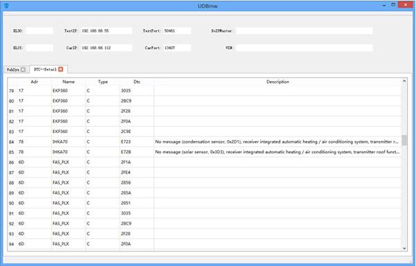 VBOX BMW SCANNER using method 