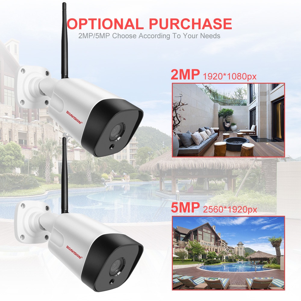 HD 5MP WIFI Wireless IP Camera