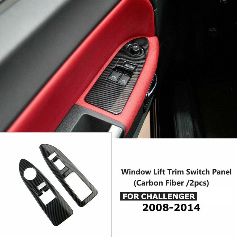 Window Lift Switch Panel Cover Trim ABS Interior 