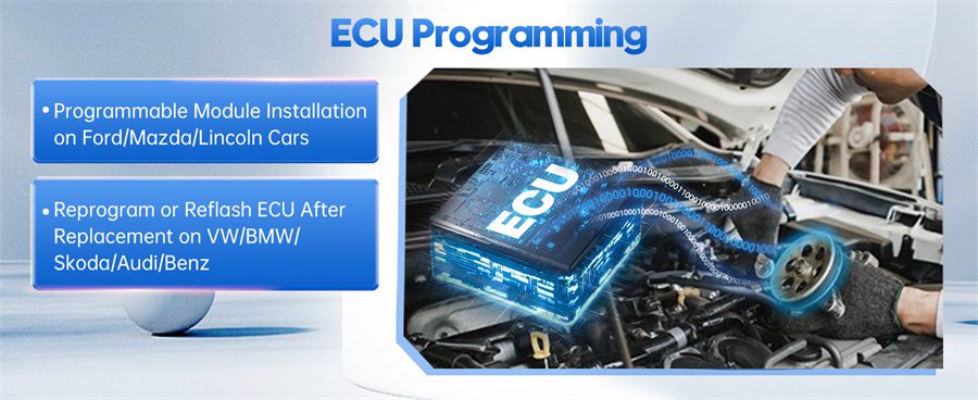 XTOOL D9S Pro Auto Diagnostic Scanner Support ECU Coding Key Programming