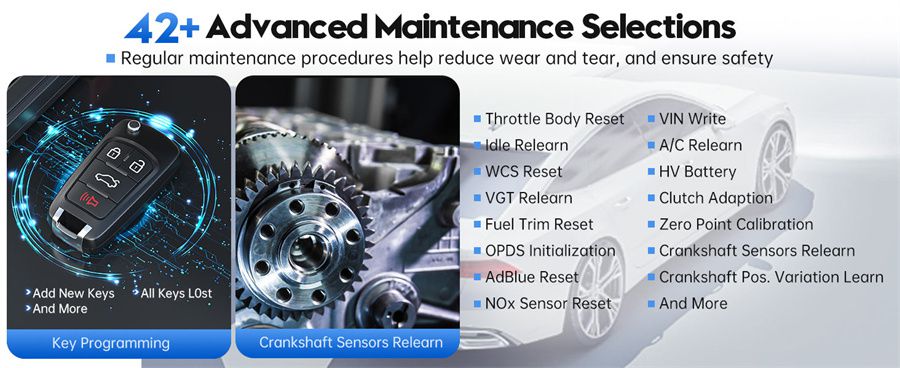 XTOOL D9S Pro Auto Diagnostic Scanner Support ECU Coding Key Programming