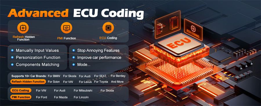 XTOOL InPlus IP900S Wireless Full System Diagnostic Scanner