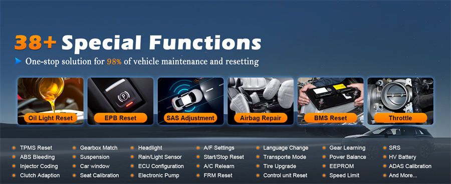 XTOOL InPlus IP900S Wireless Full System Diagnostic Scanner