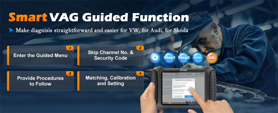 XTOOL InPlus IP900S Wireless Full System Diagnostic Scanner