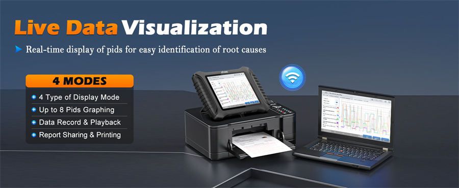 XTOOL InPlus IP900S Wireless Full System Diagnostic Scanner