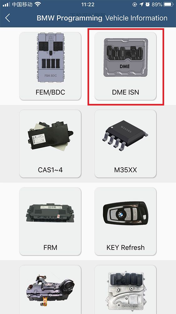 Yanhua ACDP BMW-DME-Adapter X8 Bench Interface Board for N45/N46 DME ISN Read/Write and Clone